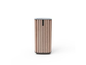 Odpadkový koš 50 l - dřevo