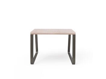 Parková lavička bez opěradla 0,6 m - dřevo