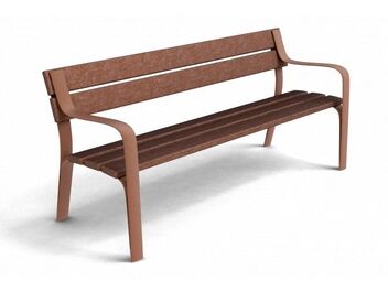 Lavička z recyklovaného plastu Citizen Eco 180 cm