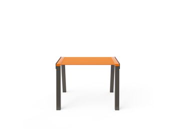 Parková lavička bez opěradla 0,6 m - kov