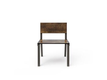 Parková lavička s opěradlem 0,6 m - hpl