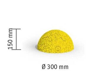 3D prvek Polokoule EPDM Ø30cm