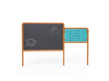 Edukační panel kreslící tabule a abeceda