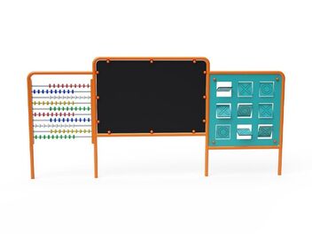 Edukační panel kreslící tabule, počítadlo a piškvorky