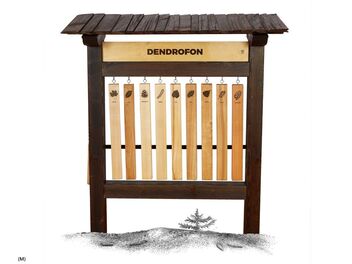 Naučná tabule - Dendrofon (M, L)