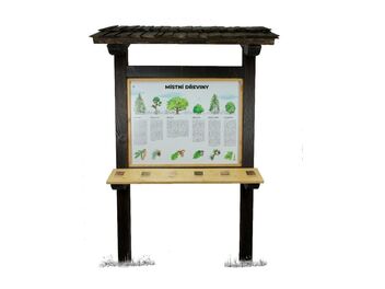 Naučná tabule s frotáží (L)