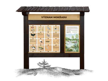 Naučná tabule - Význam mokřadu