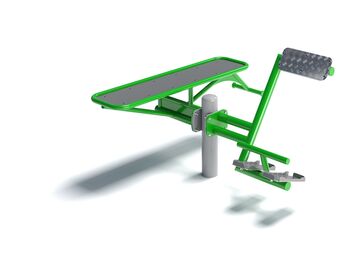 Fitness lavice rovná + Posilovač zad