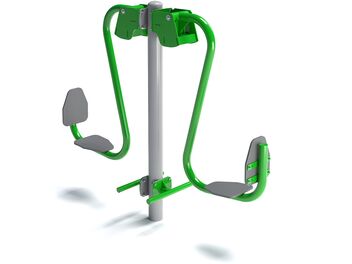 Posilovací stroj dolních končetin dvojitý