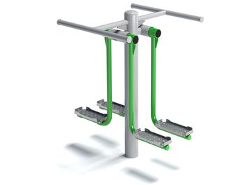 Posilovací stroj dolních končetin dvojitý