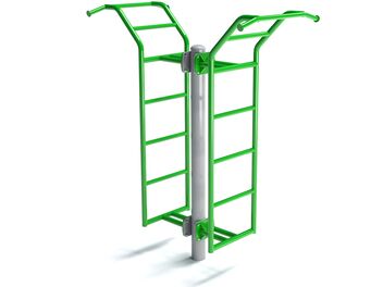 Žebřiny s hrazdou dvojité
