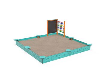 Pískoviště 3 x 3 m s tabulí a počítadlem