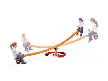 Vahadlová houpačka oblouková otočná 4 m