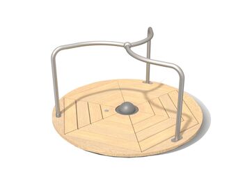 Kolotoč 125 na stání dřevo akát