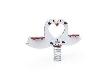 Pružinové houpadlo labutě