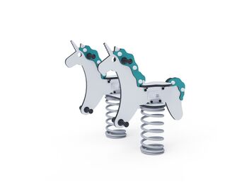 Pružinové dvojhoupadlo jednorožci