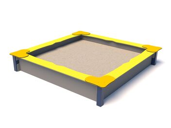 Pískoviště čtyřboké 1,9 x 1,9 m