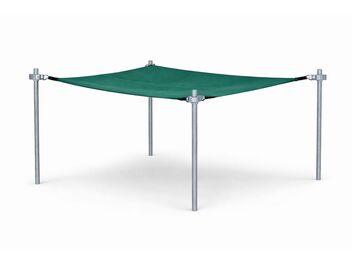 Stahovací stínění na pískoviště