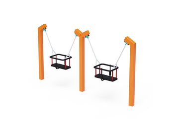 Řetězová dvojhoupačka baby 1 m