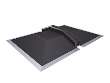 Funbox s grindboxem - dvojitá pyramida