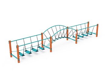 Lanový balanční most trojitý