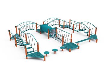 Kombinovaná lanová sestava s mosty