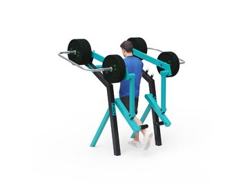 Venkovní posilovna - zakopávání