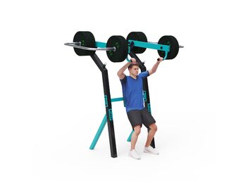 Venkovní posilovna - výtlak prsa